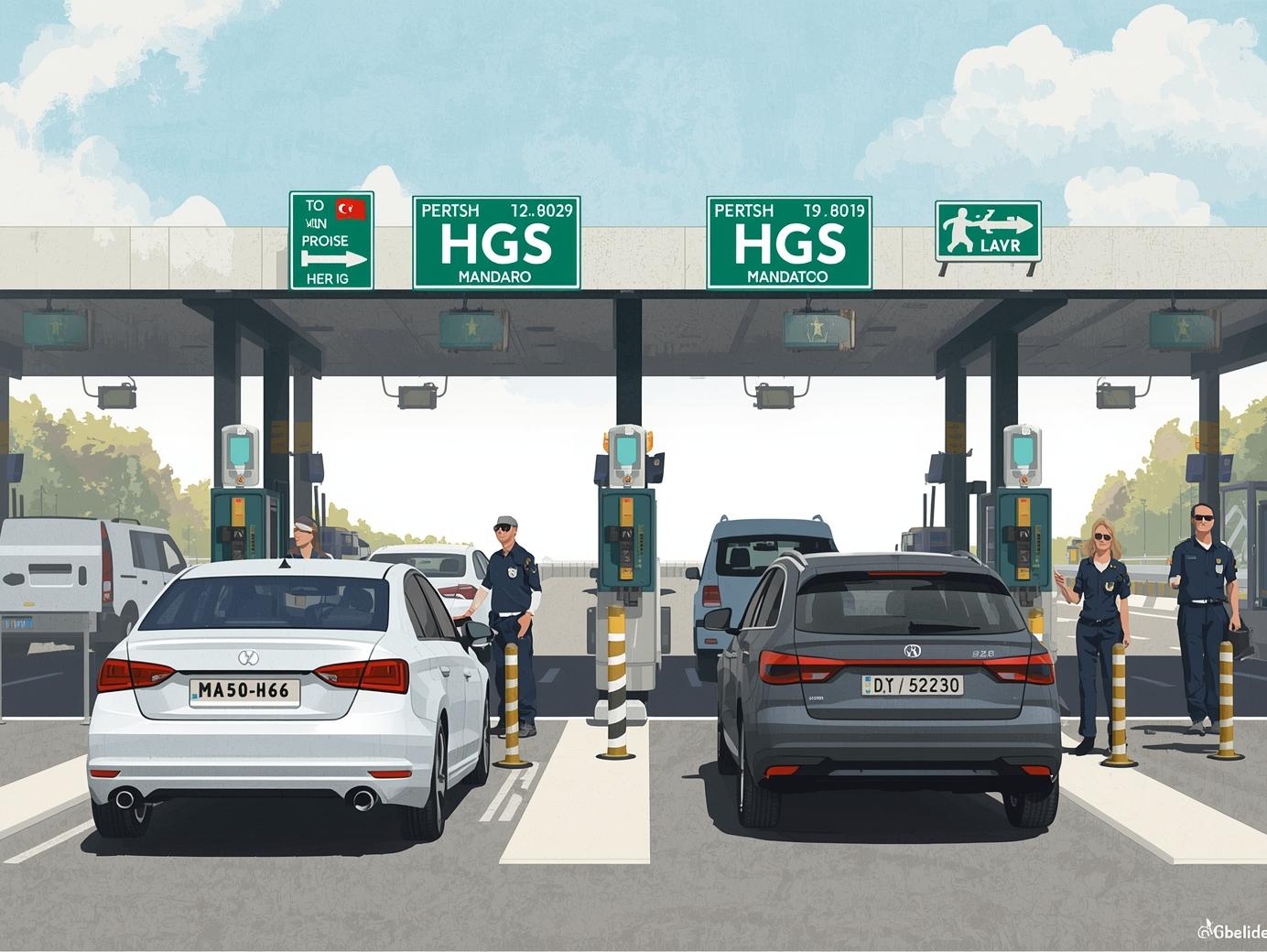 Yabancı Plakalı Araçlara Otoyolda Sıkı Denetim